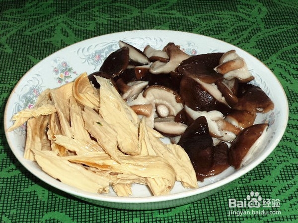 腐竹香菇炒黄瓜