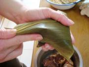 端午粽飘香——蛋黄香菇肉粽