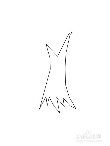 怎么画大树的简笔画