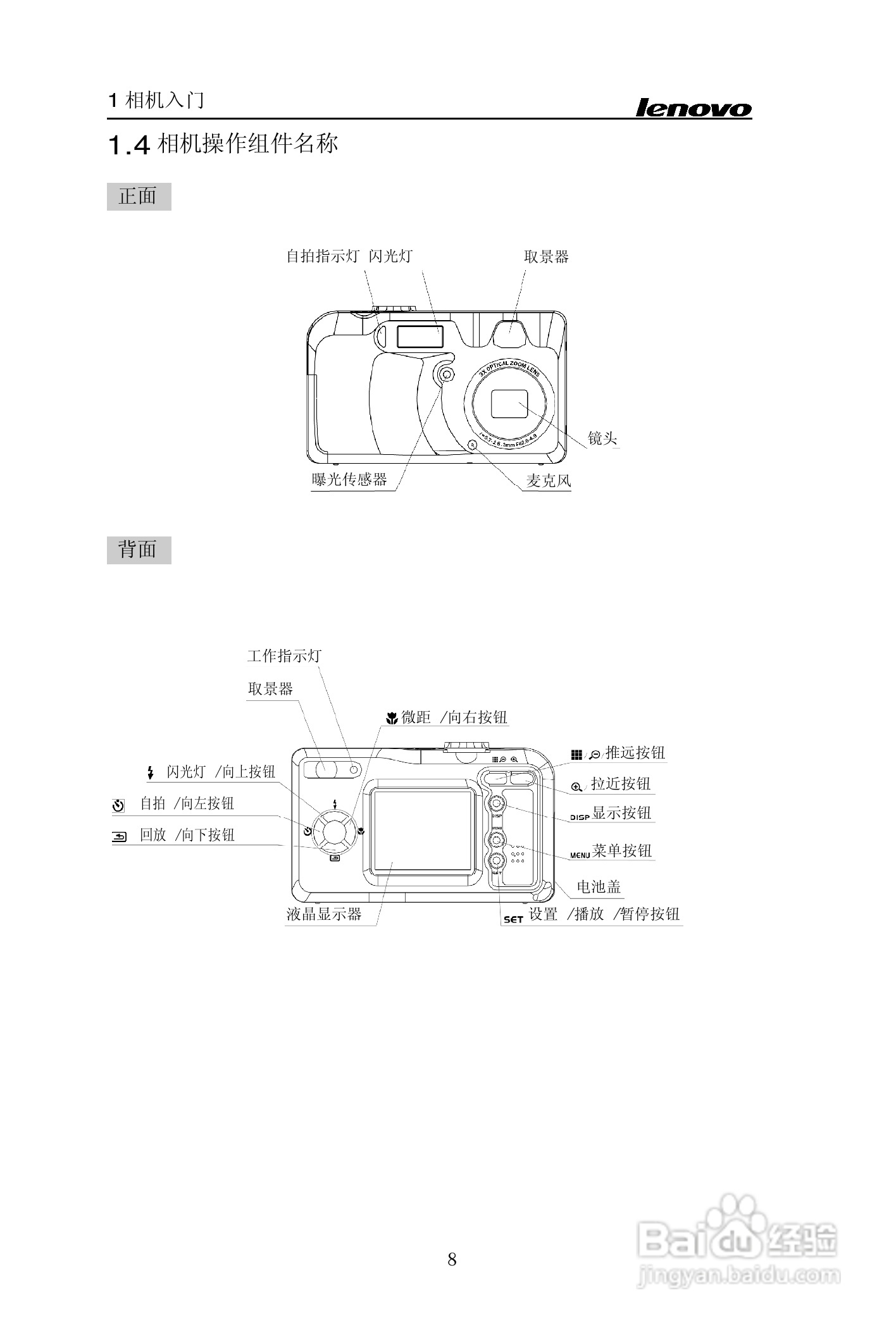 lenovo联想数码相机V30说明书:[1]