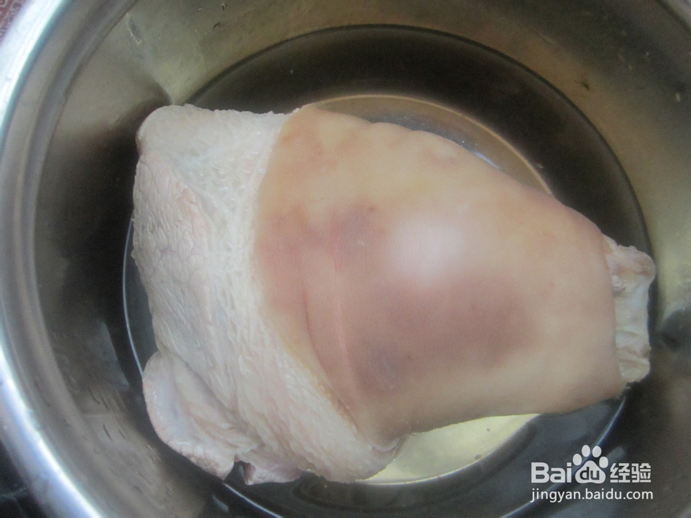 美食红烧肘子肉块