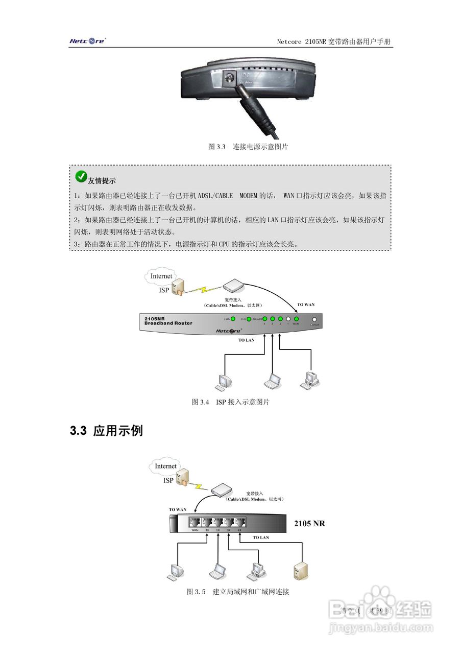 Netcore 2105NR宽带路由器用户手册:[1]