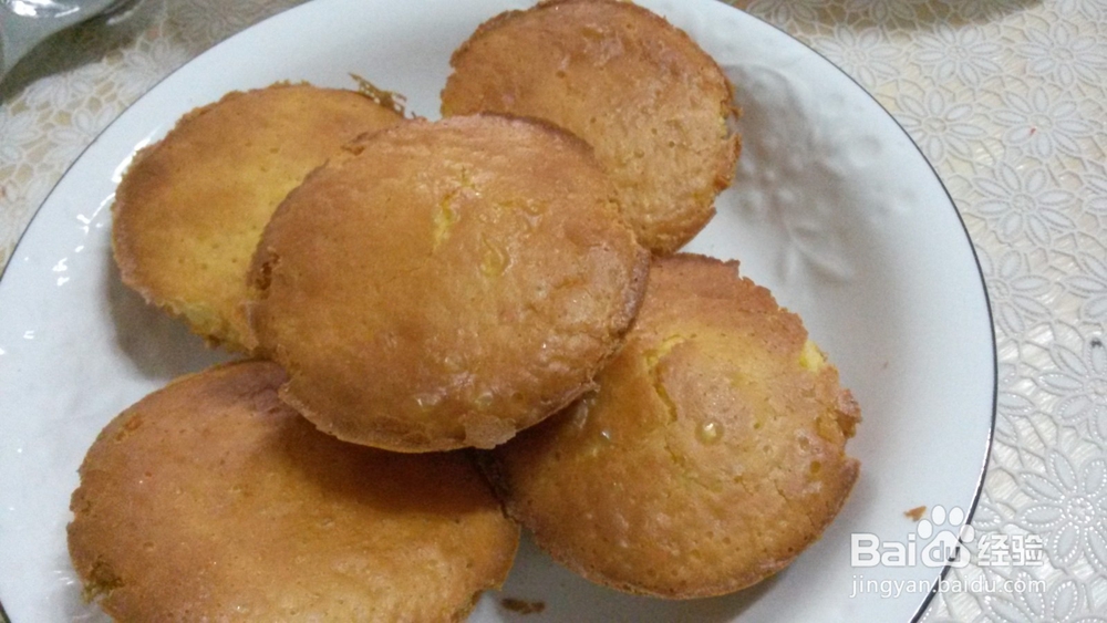 烤箱版戚风小蛋糕