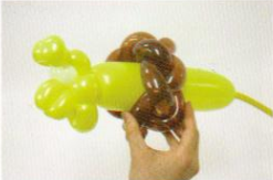 魔法气球造型系列之卡通气球狮子(下)