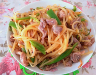 牛腩肉炒土豆丝的家庭做法