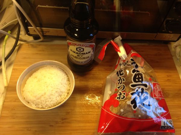 木鱼花酱油拌饭