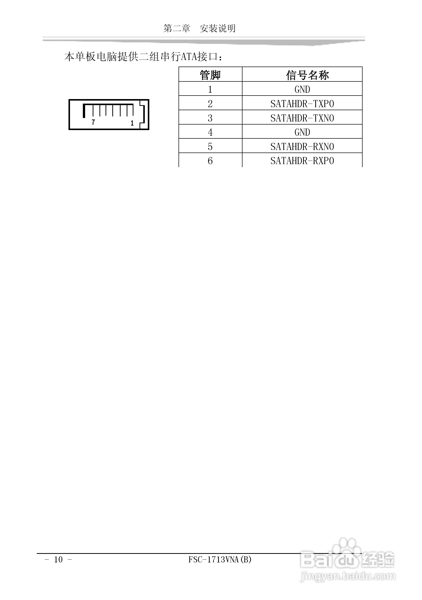 研祥FSCFSC-1713VNA（B）工业级CPU板卡说明书:[2]
