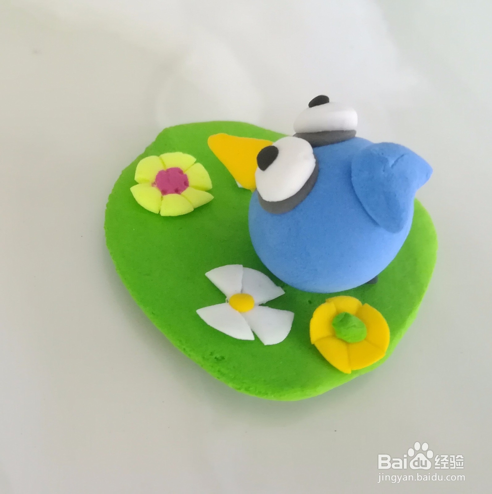愤怒的小鸟之蓝色小鸟超轻粘土教程