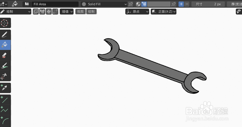 如何使用blender2.9快速设计扳手简图模型