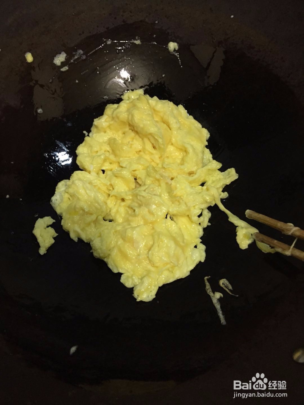 金针菇炒鸡蛋的做法