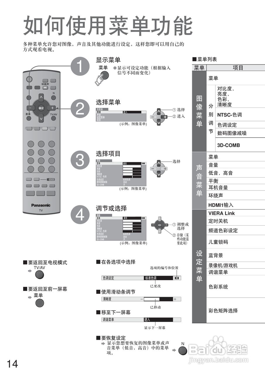 松下TC-26LE7D液晶彩电使用说明书:[2]