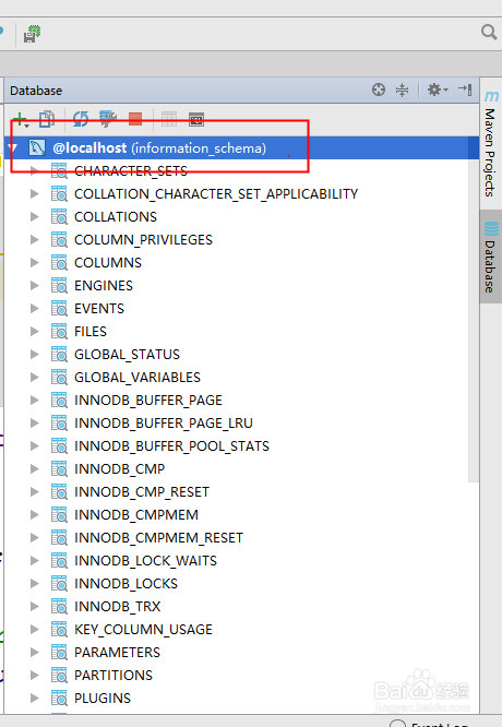 如何在intellij idea上连接数据库
