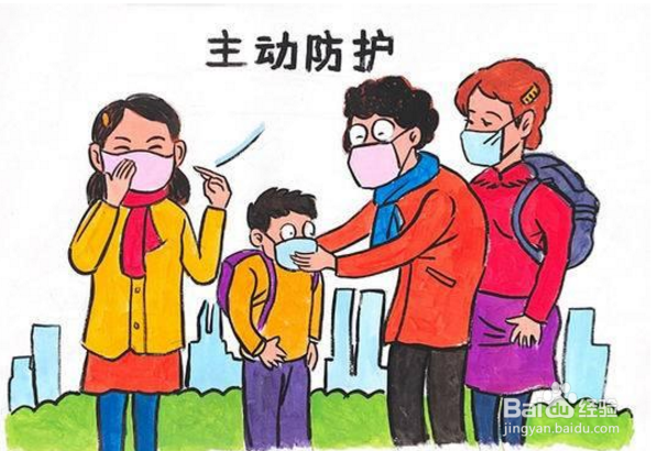 预防新型冠状病毒的漫画怎么画？