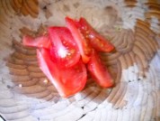 蒜蓉菜心拌茄汁藕片--做法