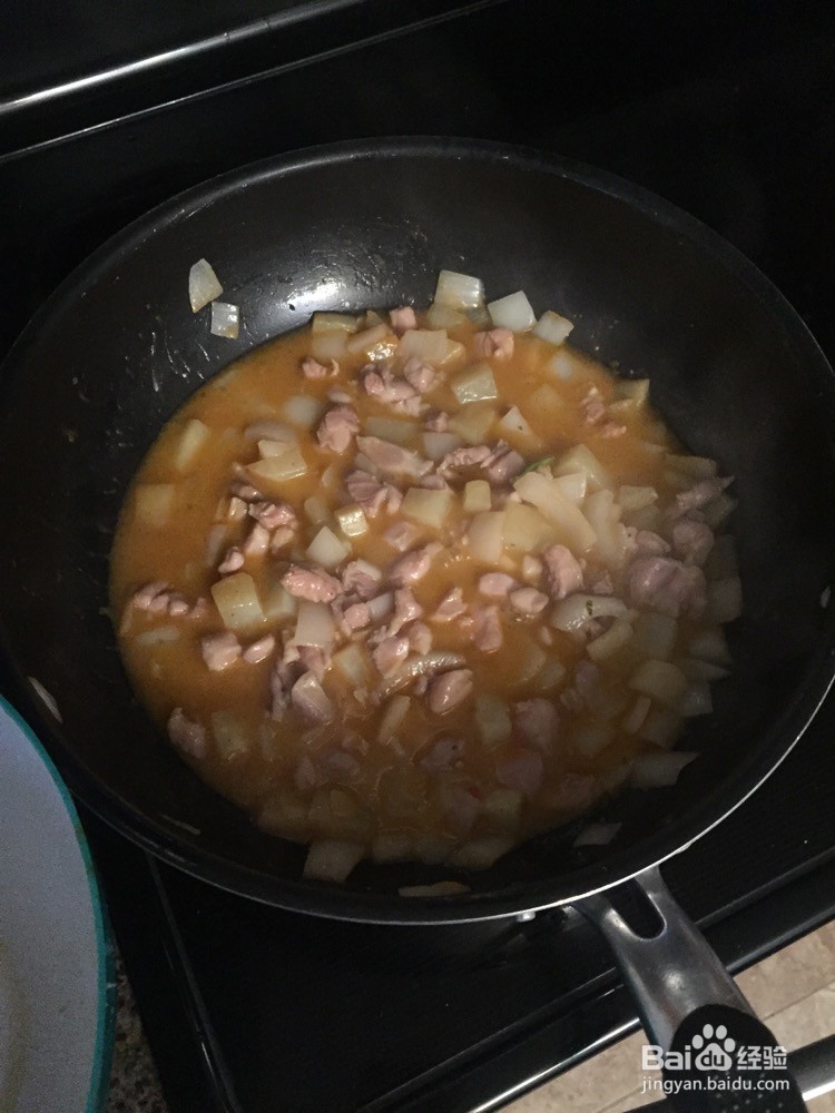 咖喱鸡饭的做法