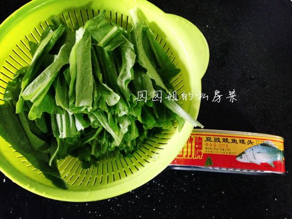 豆豉鲮鱼油麦菜