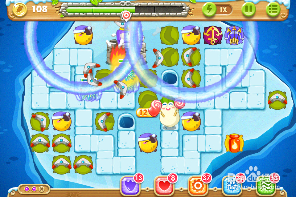 保卫萝卜2 极地133关攻略：[133]第一百三十三关