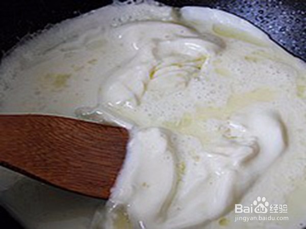 [情人美食]家常虾仁炒牛奶，妻子贴心菜