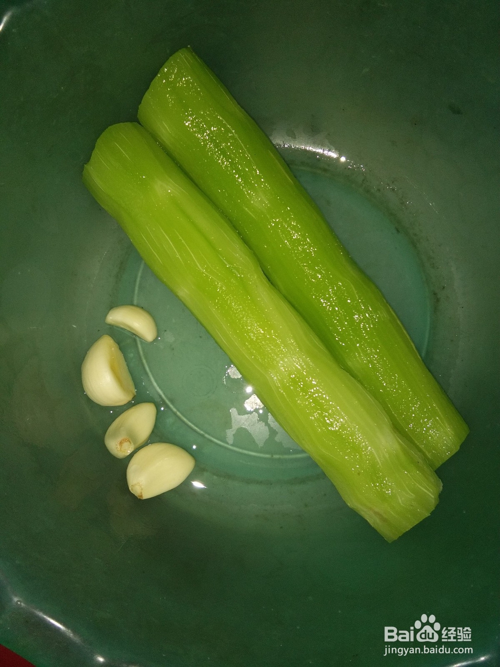 素菜——蒜油莴笋丝