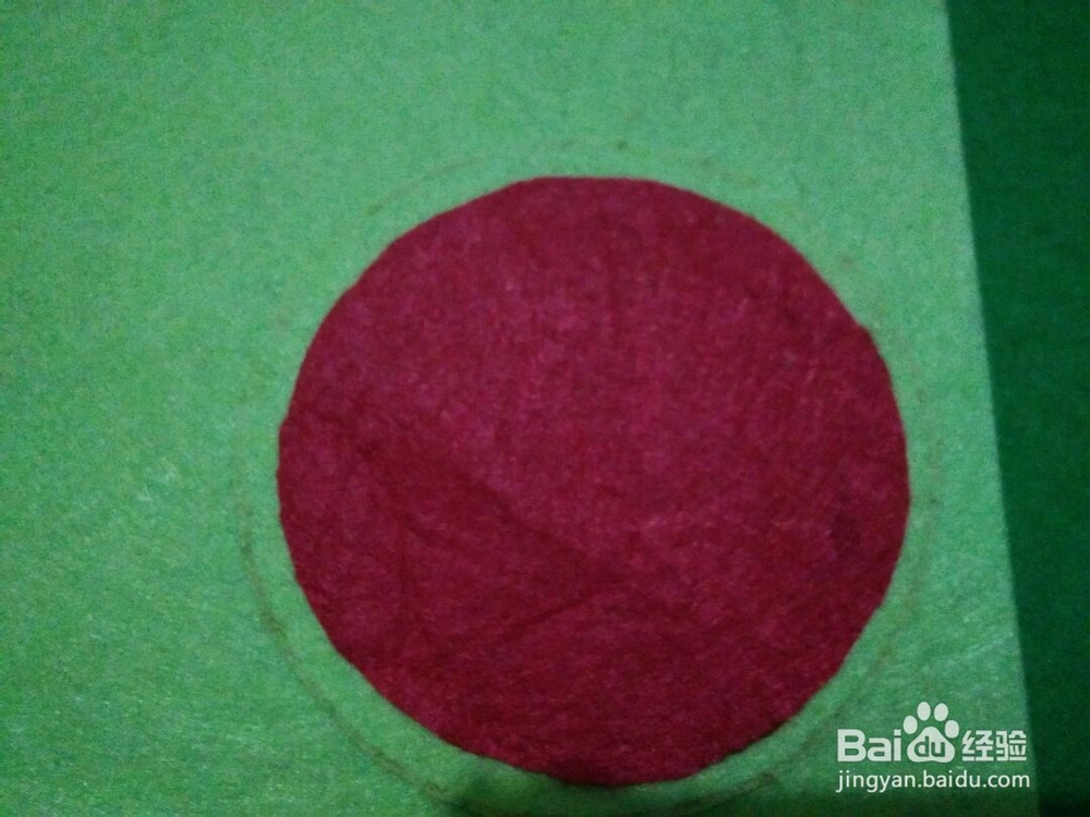 好看的不织布西瓜杯垫