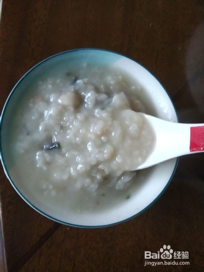 墨鱼海鲜粥的制作方法