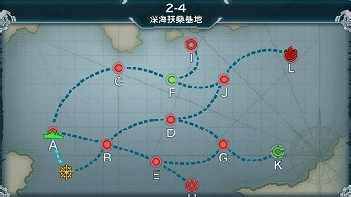 战舰少女 2-4攻略 (新手如何过2-4)