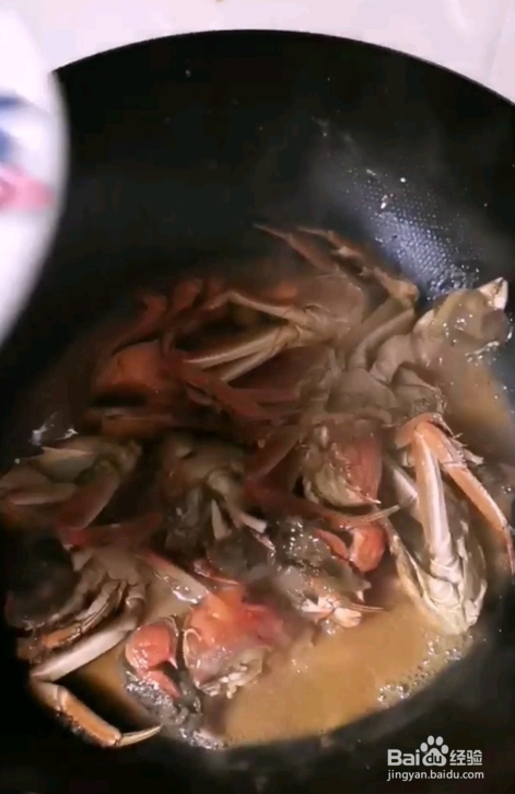 清炒河蟹家常做法