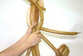 魔法气球造型系列之气球卡通狐狸(下)