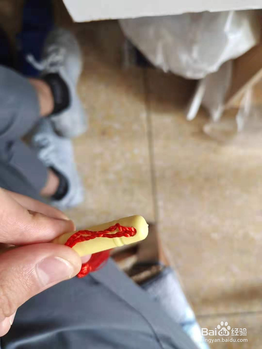 蒲扇挂件怎样穿