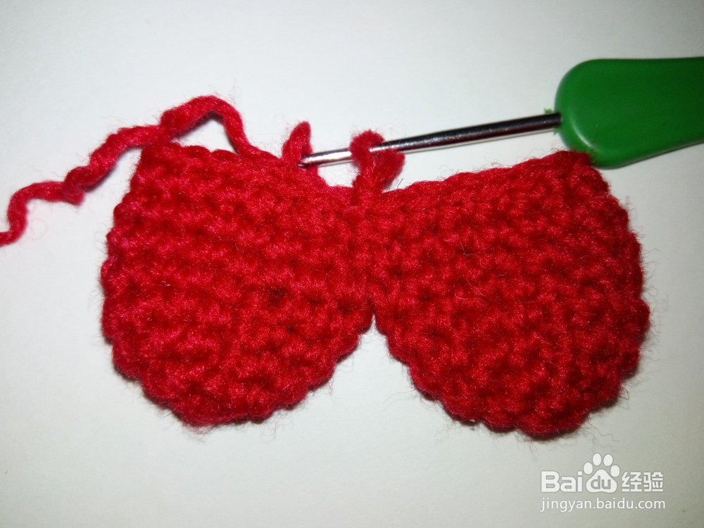 [钩针3]怎样钩立体心形玩偶