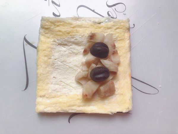 香蕉可可流心吐司派