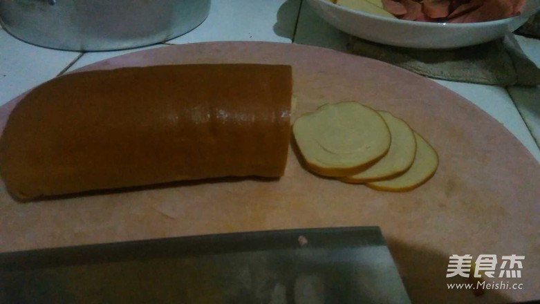 素鸡黄瓜炒香肠