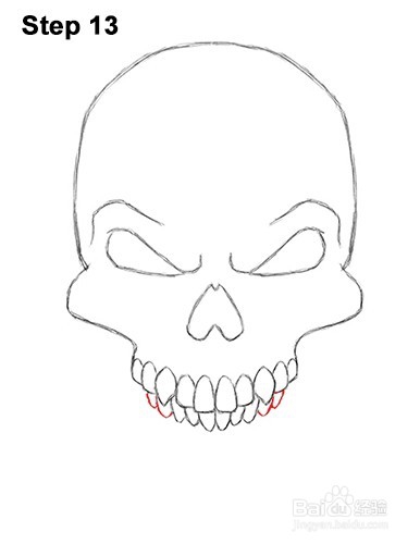 如何为万圣节画一个头骨——加菲的吃货生活