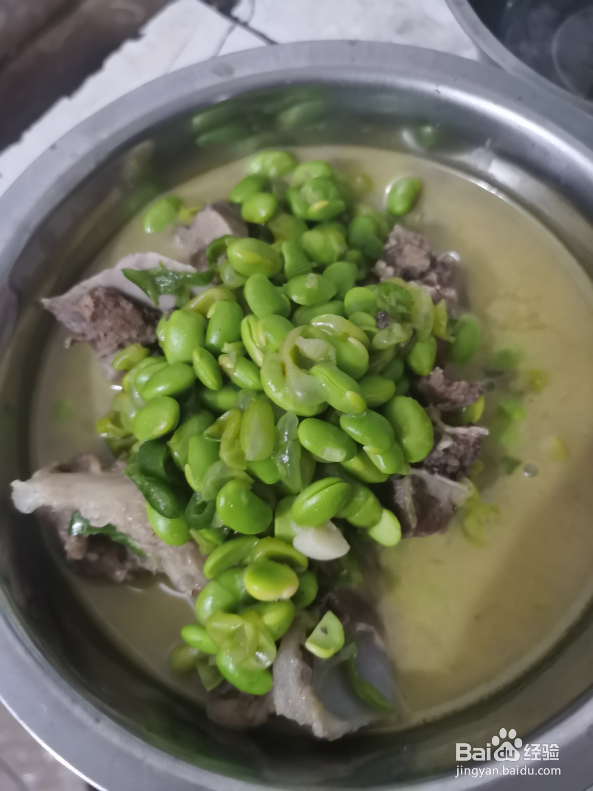 青豆如何煮猪扇骨