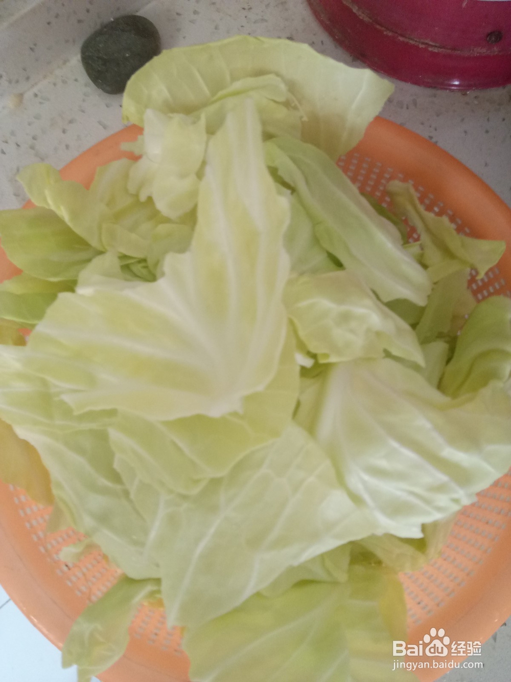 简单包菜炒肉
