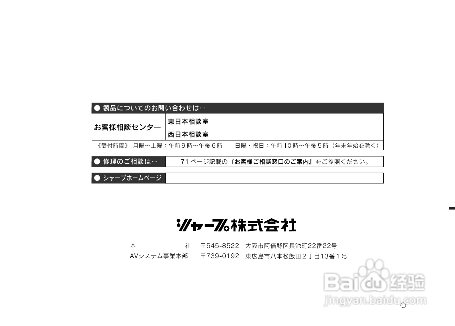 SHARP SD-CX9音响使用说明书:[4]