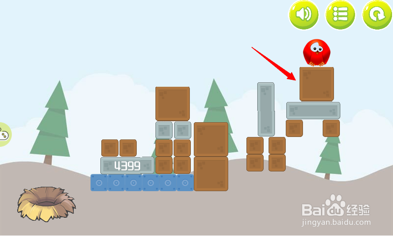 小游戏泡泡鸟历险记3第8关