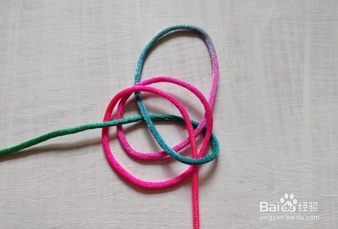 中国绳结里面的金刚结怎样编制?