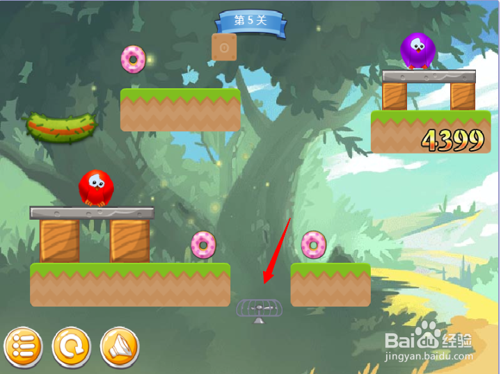 小游戏泡泡鸟历险记2第5关