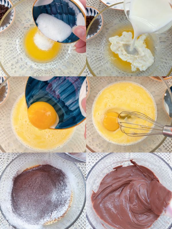 巧克力手指麻薯饼