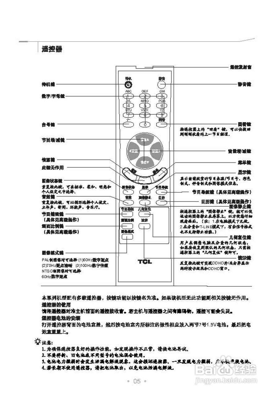 TCL王牌HD32B68I彩电使用说明书