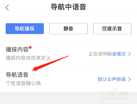 苹果导航语音怎么设置
