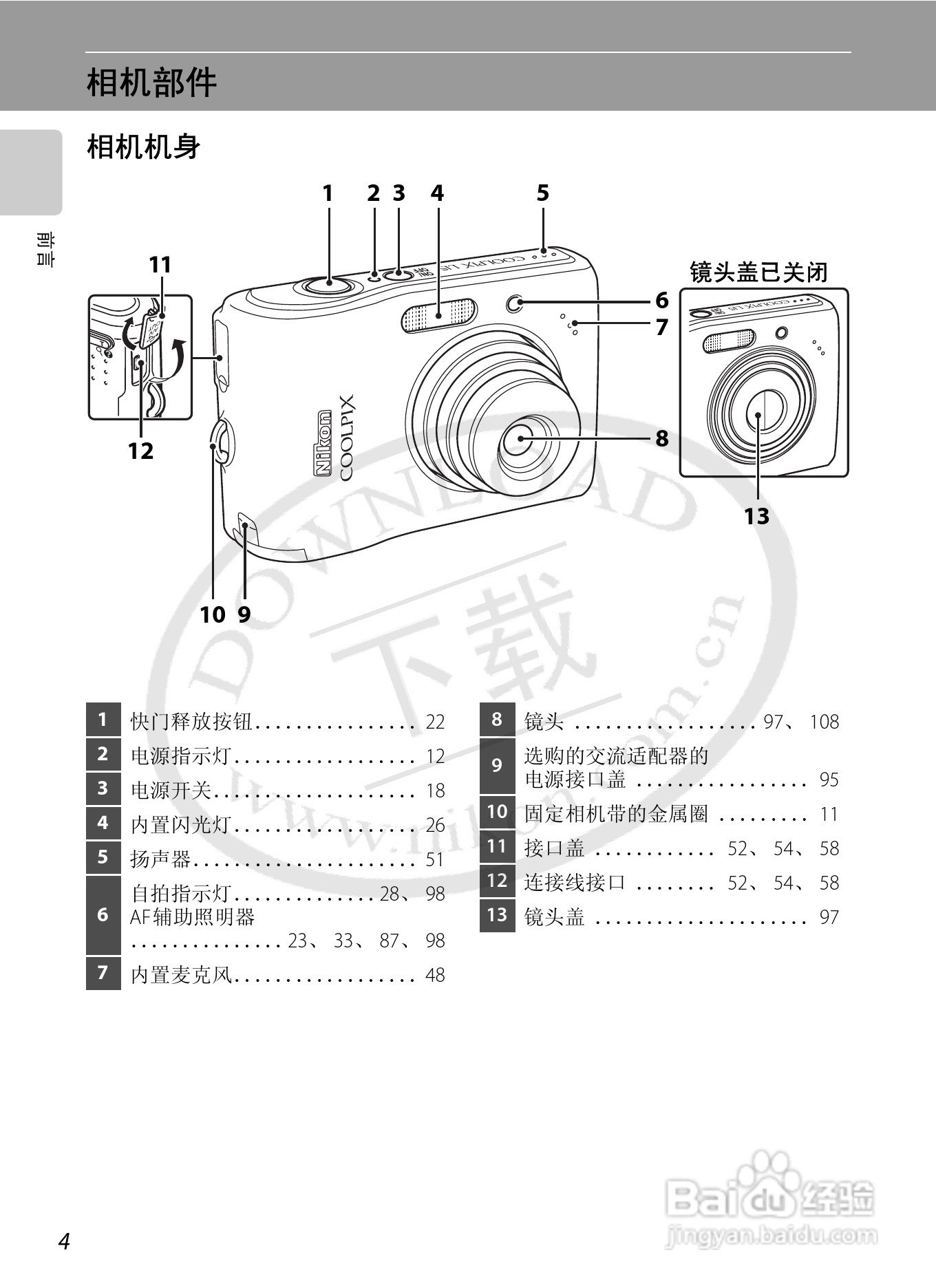 Nikon COOLPIX L15数码相机用户手册:[2]