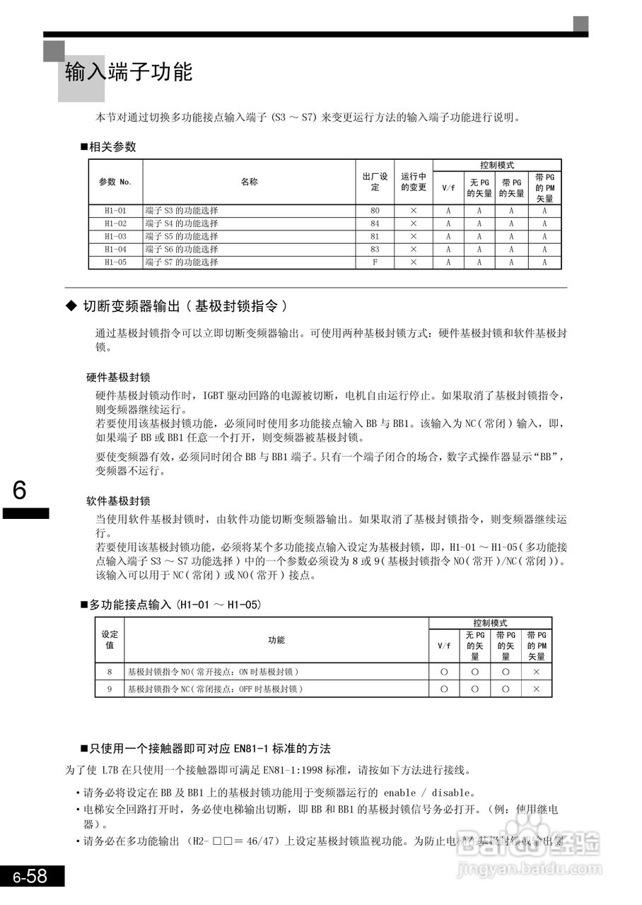 安川CIMR-L7B4055变频器使用说明书:[22]