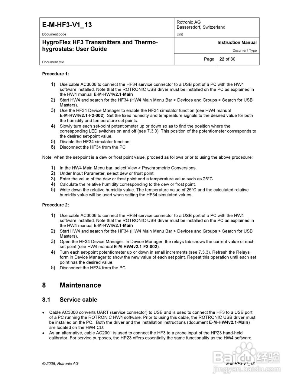 HF3暖通温湿度变送器用户手册:[3]