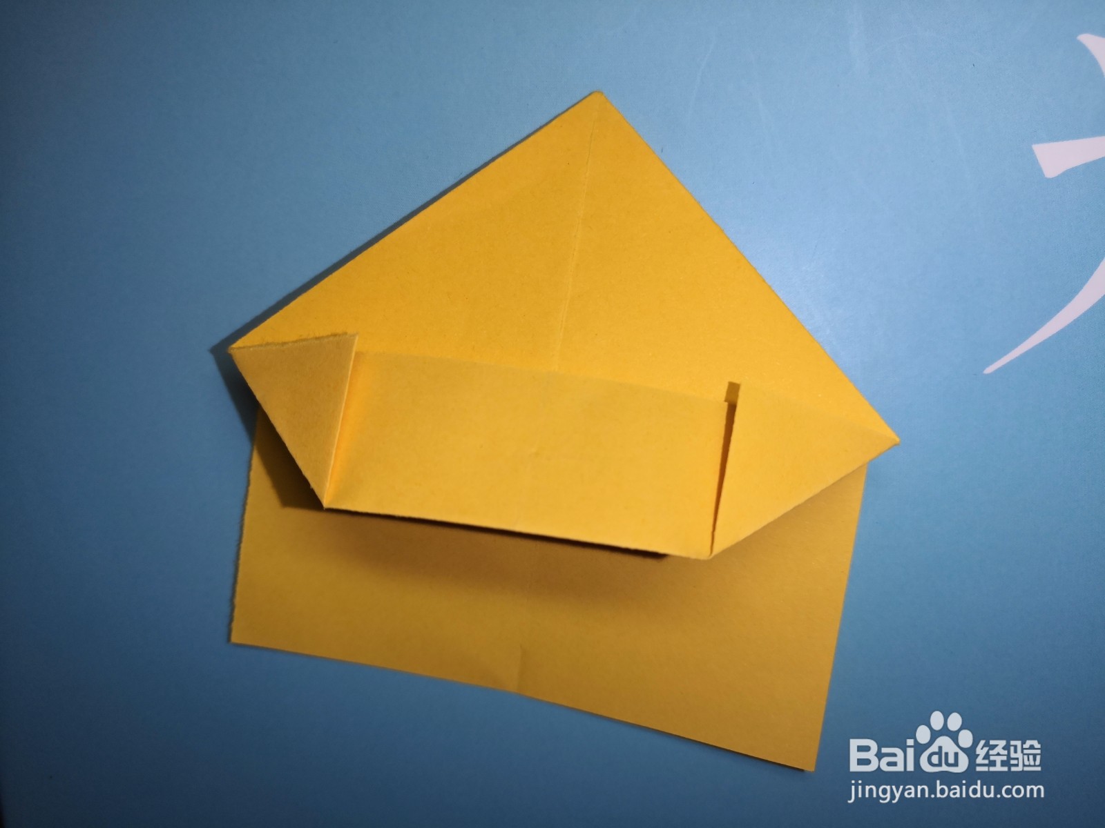 折纸:夏天快要来了,折一个遮阳帽