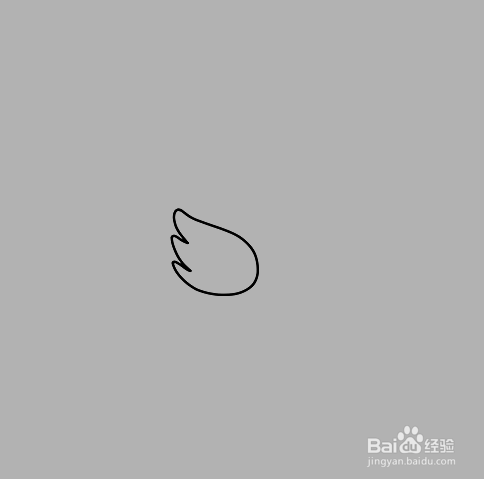 如何手工画飞翔的小鸟简笔画？