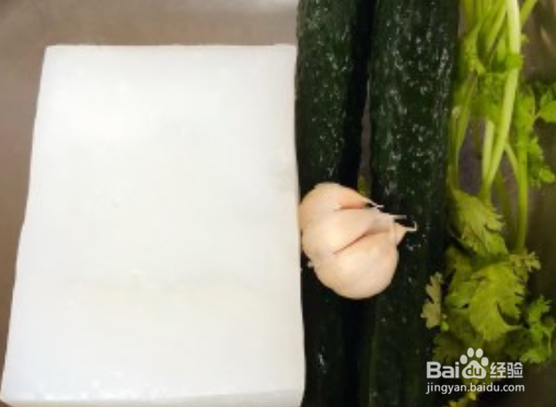 凉粉拌黄瓜方法