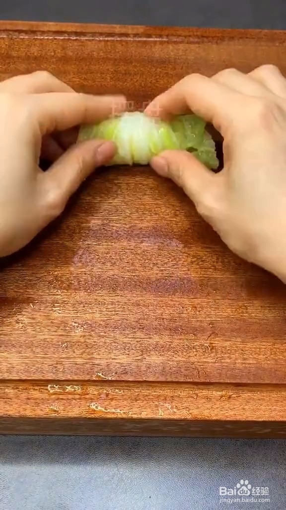 蒜味白菜的做法