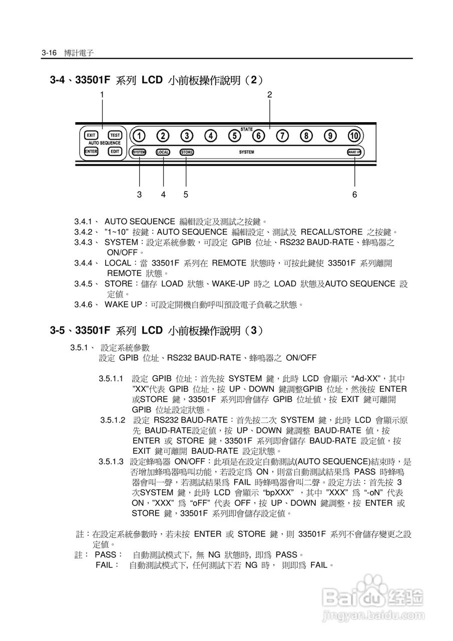 33542F高功率电子负载操作手册:[6]